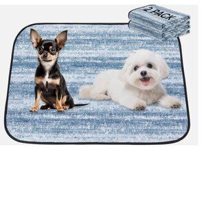 ALTIPOPIC Washable Pee Pads for Dogs, 2 Pack 18"x24" Super Absorbent Reusable Wa